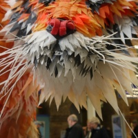 Photographs of the day: The Recyled Tiger is burning bright at St Pancras